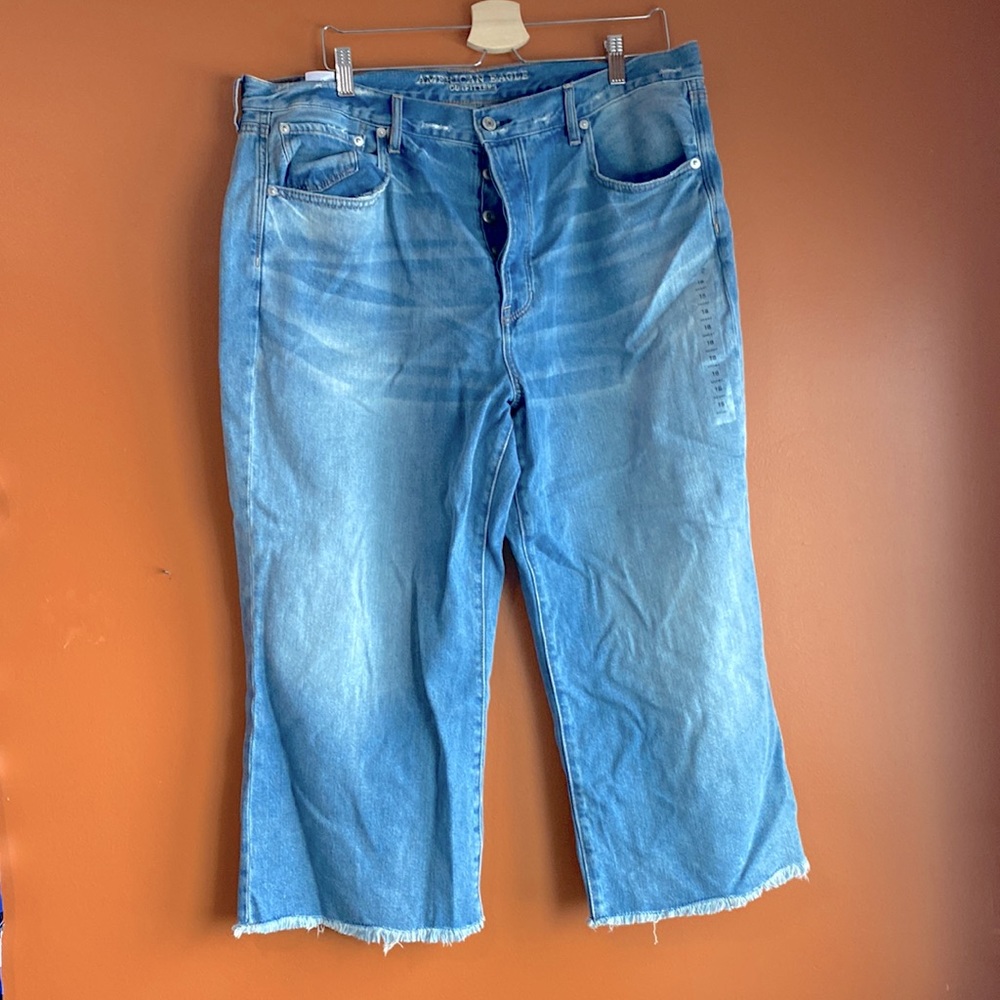 American Eagle Size 18 Short Mom Jeans
